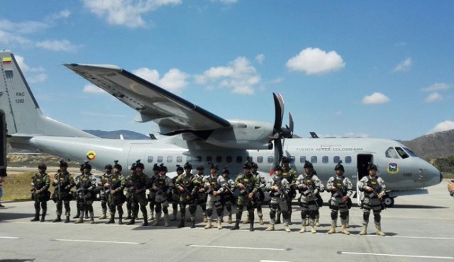 Setenta hombres del Ejército, Armada Nacional y Fuerza Aérea combatirán en Ocaña y la región del Catatumbo el secuestro y la extorsión. Cortesía