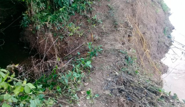 Consejo Municipal del Riesgo de desastres hizo una visita al sitio la semana pasada. Cortesía