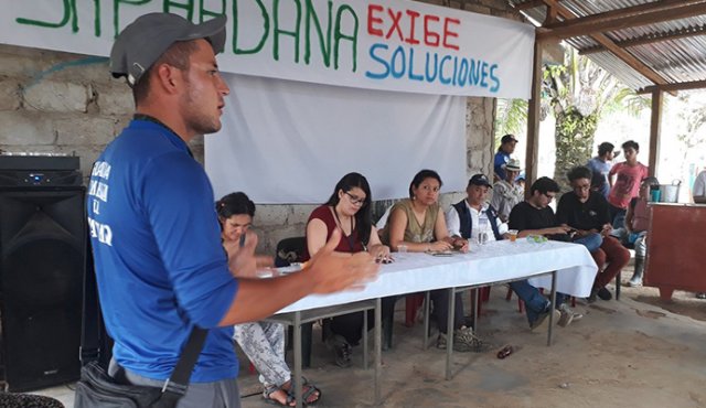 En el refugio humanitario hay unas 70 familias que aún no reciben respuesta del Gobierno Nacional. Twitter