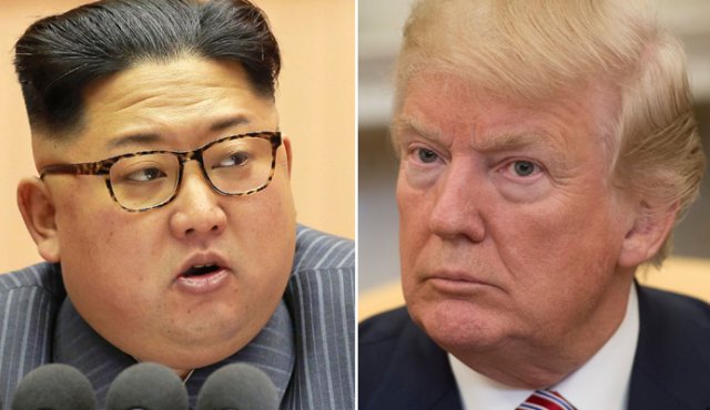 Kim Jong-Un y Donald Trump. AFP