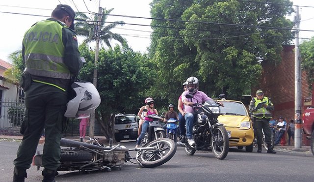 Los motociclistas siguen encabezando en Cúcuta las estadísticas de muertos y heridos en accidentes de tránsito. Orlando Carvajal