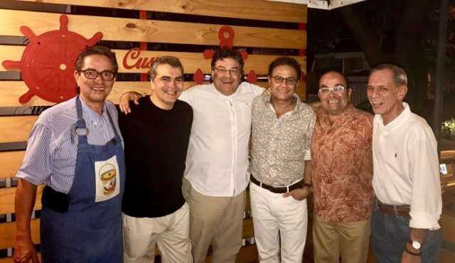 Juan José Yáñez, Arturo Cogollo, Jorge Enrique Espinel, Freddy Clavijo, Juan Carlos Peñaloza y Petit Brahim. Laura Correal