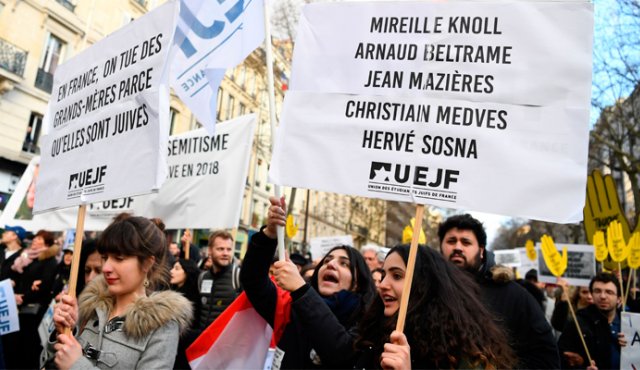 La marcha se realizó este miércoles. AFP