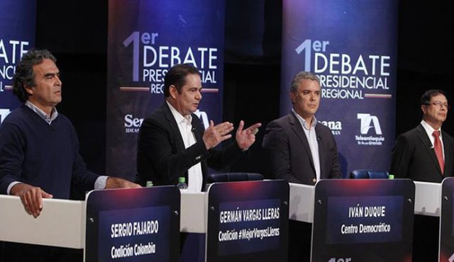 El pronóstico de Cifras & Conceptos difiere de los resultados de las últimas encuestas, que dan a Duque en primer lugar y a Petro en segundo. Tomada de Twitter
