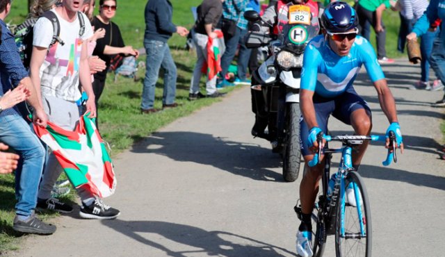 Nairo Quintana fue el mejor colombiano en la quinta casilla. Colprensa