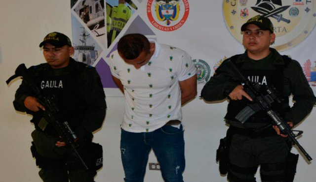 Durán Botero fue capturado por los delitos de extorsión agravada y concierto para delinquir con fines extorsivos. Cortesía