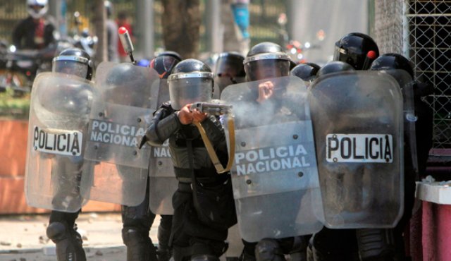 El gobierno de nicaragua denunció la destrucción parcial y total de edificios estatales, así como del oficialista Frente Sandinista de Liberación Nacional (FSLN). AFP