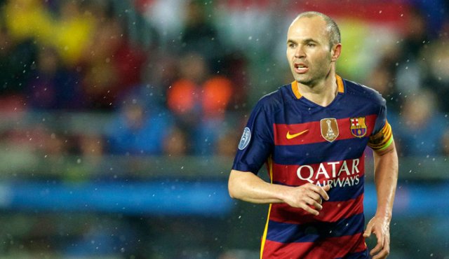 El jugador del Barcelona, Andrés Iniesta, dejaría el club catalán en el que ha sido figura en la final de la presente temporada. Archivo