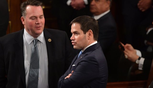 Marco Rubio dijo que el gobierno de Venezuela es un "peligro" para sus vecinos y para la seguridad de Estados Unidos. AFP