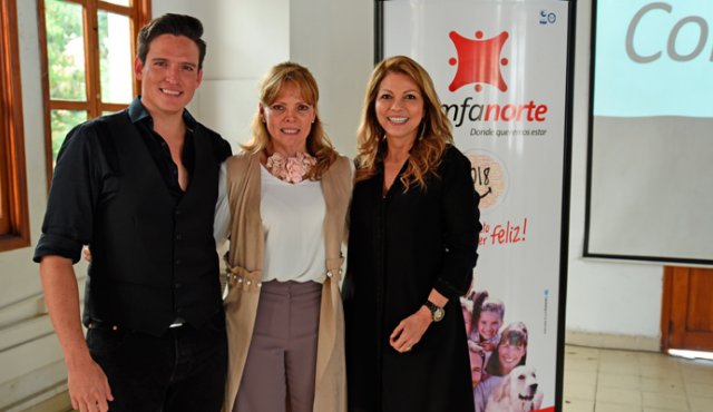 En la fotografía: Mateo Enrique Becerra Guzmán, Pilar Guzmán Lizarazo y Claudia Uribe Rangel. Cortesía