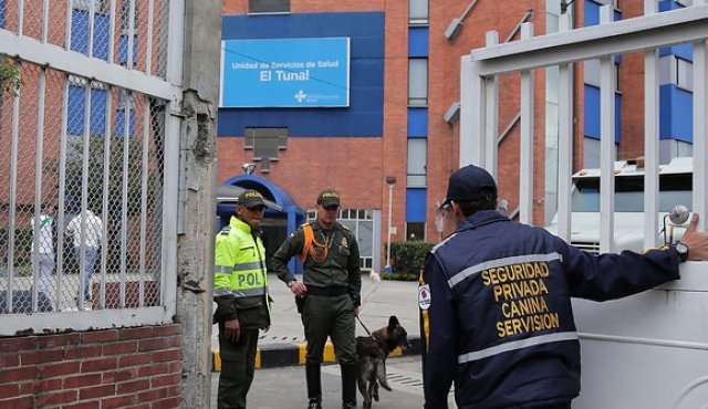 Fuertes medidas de seguridad por traslado de Jesús Santrich al hospital El Tunal. Colprensa
