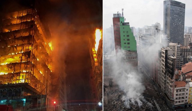 El gobernador del estado de Sao Paulo dijo que era "una tragedia anunciada (...) es un edificio que no tenía las mínimas condiciones de habitabilidad". AFP
