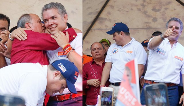 Iván Duque en La Parada, Villa del Rosario. Mario Franco