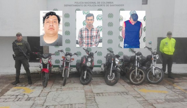 Aldo Vinicio Cruz Muñoz, Alexy Pabón Mejía y Jhon Freddy Piñeros Ramírez fueron capturados en las últimas horas. Policía Nacional
