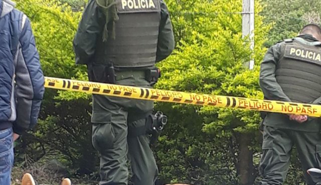 Se presume que la persona asesinada, de unos 40 años de edad, es venezolana. Cortesía