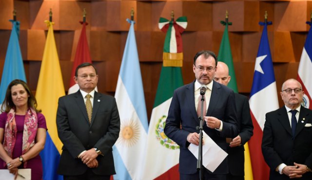 Este lunes, en México, se reunió el grupo de Lima. AFP