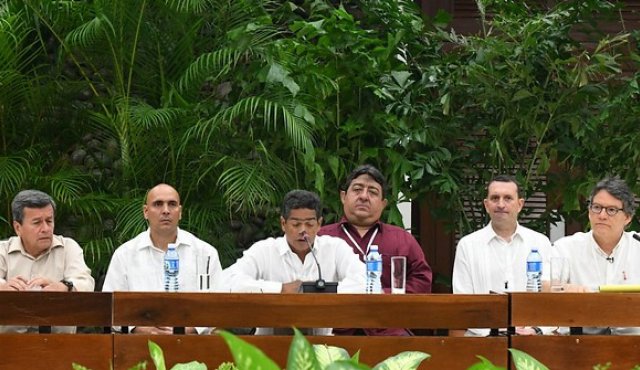 Instalación de la mesa de negociación con el Eln. Colprensa