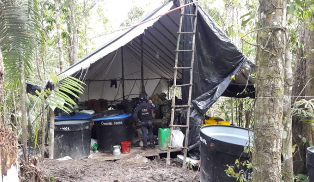 Estructura de narcotráfico en el municipio de Tibú. Ejército