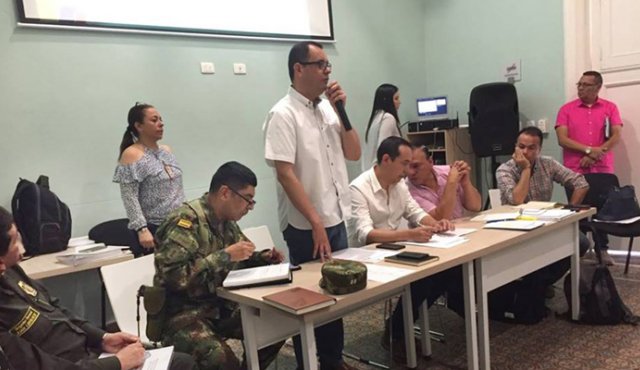 Durante el más reciente Comité Departamental de Seguimiento Electoral se abordó con prioridad el caso del Catatumbo y el panorama en esta convulsionada zona, de cara a las elecciones del 27 de mayo. Cortesía
