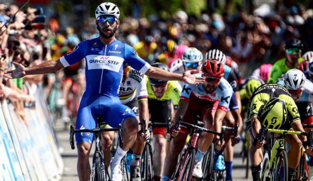 "Los otros compañeros del equipo hicieron un gran trabajo, y estamos felices porque hoy volvimos a conseguir una gran victoria", señaló Gaviria. Tomada de Twitter