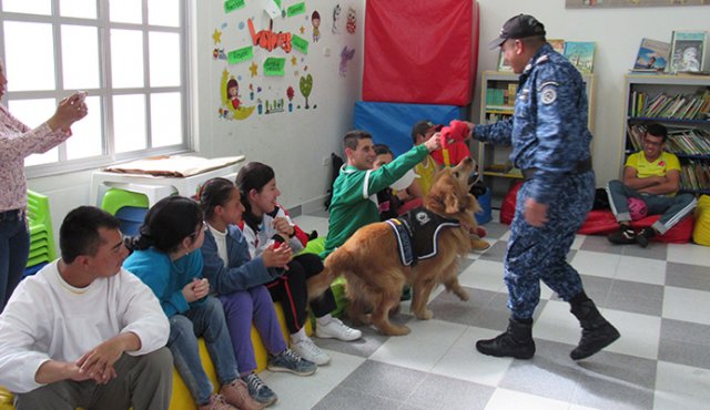 16 niños del Instituto La Aurora participaron en la actividad. Cortesía
