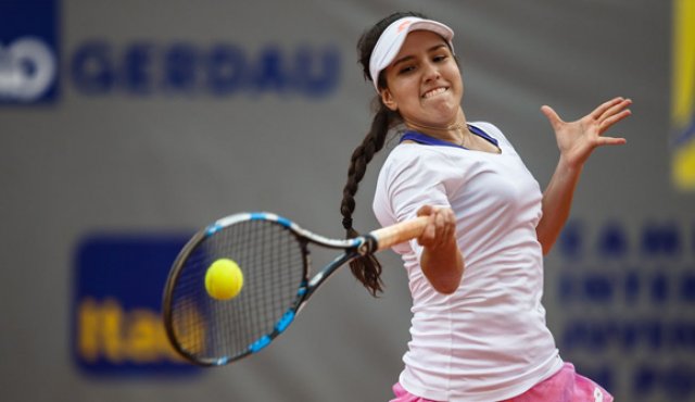 La raqueta cucuteña jugará hoy ante la ucraniana Dasha Lopatetskaya, en su primer partido de la modalidad sencillos, en la edición número 59 del Trofeo Bonfiglio de Italia. Archivo La Opinión