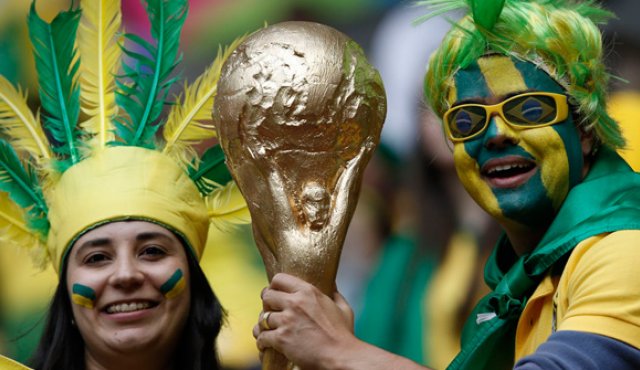 Para este mundial, los hinchas brasileños han mostrado menos interés que en los mundiales pasados. Archivo