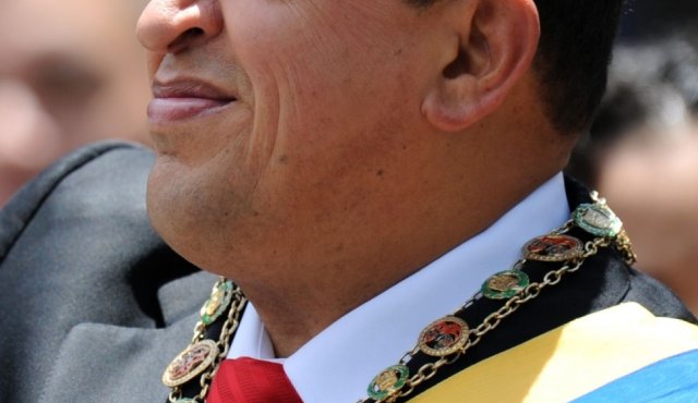Hugo Chávez Presidente de Venezuela.