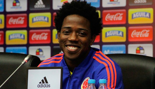 La Selección Colombia cumplió con la primera conferencia de prensa en Kazán. En la foto: Carlos Sánchez. Colprensa