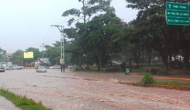 Así lucían las calles de San Cristóbal. Eilyn Cardozo