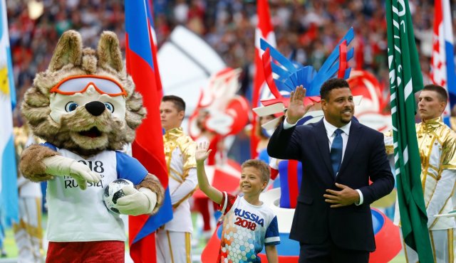 Ronaldo en la inauguración del Mundial. @Cambio16