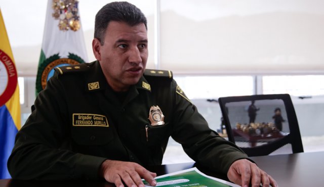 General Fernando Murillo, director del Gaula Antisecuestro.
Colprensa