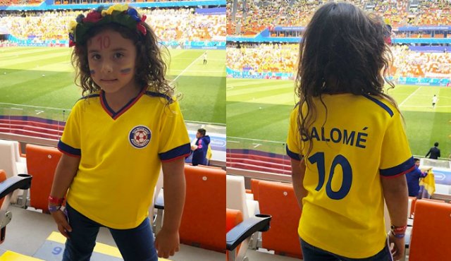 Salomé, la hija del cucuteño James Rodríguez. @daniela_ospina5