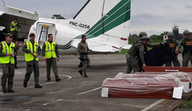 Los restos de los comunicadores fueron hallados por la Policía Nacional en zona rural del municipio de Tumaco. Colprensa