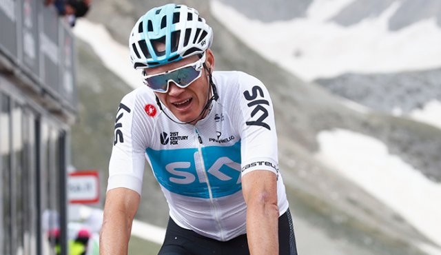 Chris Froome, ciclista británico del Sky. AFP