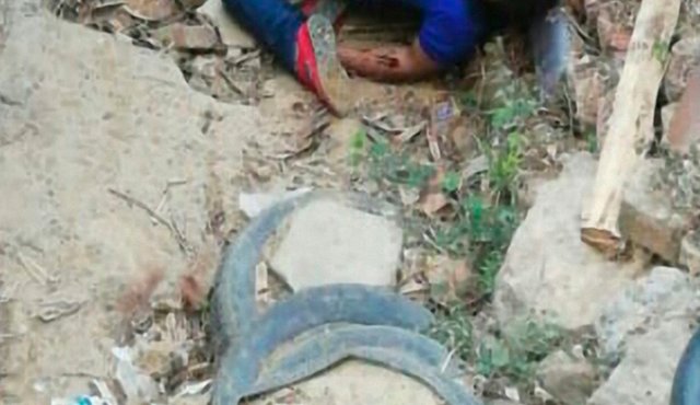 En este punto quedó la víctima que, posiblemente, fue asesinada entre las 2 a.m. y las 3 a.m. del domingo. Cortesía