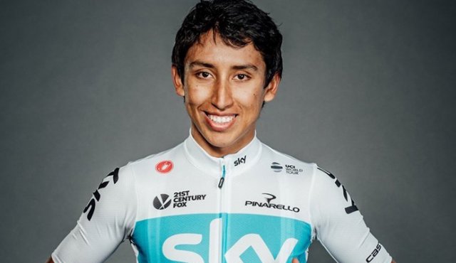 Egan Bernal, ciclista colombiano. Twitter