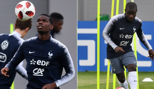 Los jugadores Paul Pogba y N’golo Kanté son un referente dentro de la selección francesa. AFP