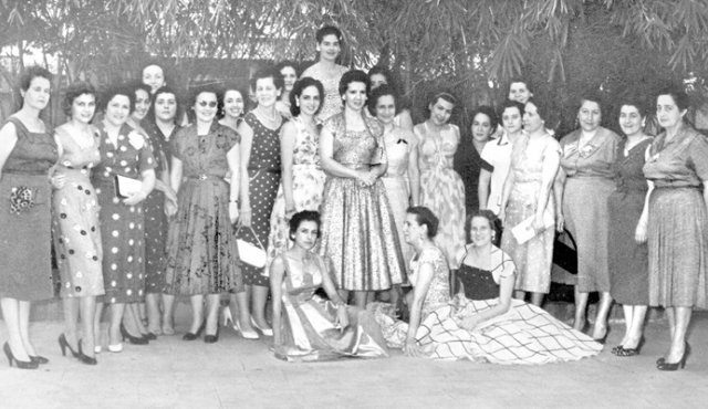 En un club de la ciudad. Archivo