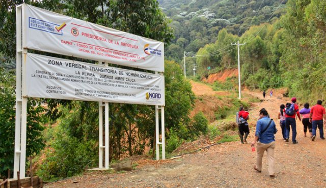 Los alimentos son para los exguerrilleros de las Farc que están en los Espacios Territoriales de Capacitación y Reincorporación. Archivo