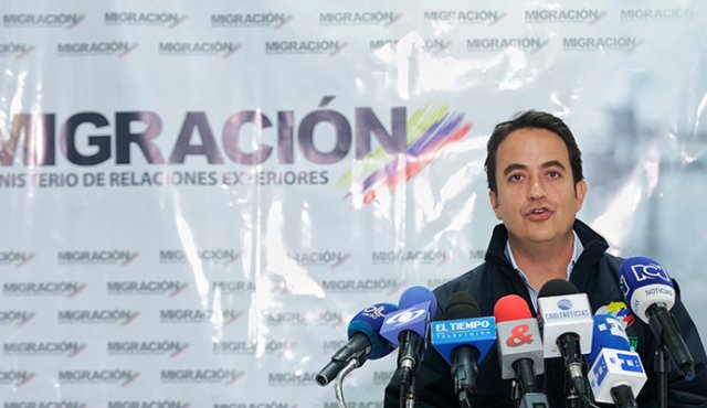 Christian Krüger, director de Migración Colombia. Colprensa