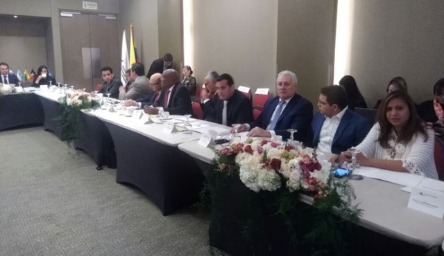 El alcalde de Cúcuta César Rokas compartió a través de su cuenta en Twitter su participación en la reunión con Duque. Tomada de Twitter