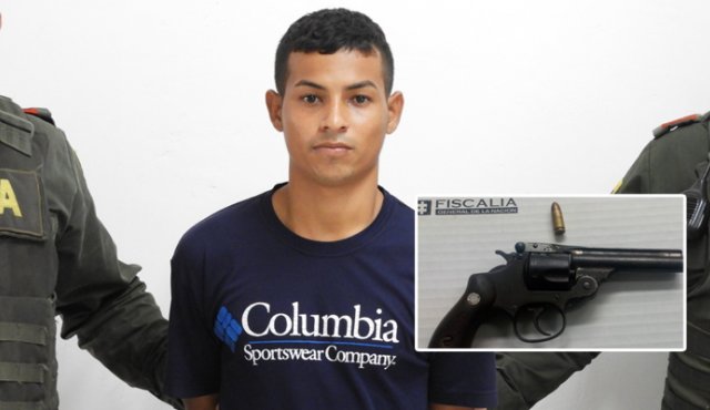 Nelson Adrián Sandoval Villamizar deberá responder por el delito de fabricación, tráfico, porte o tenencia de armas de fuego. Policía Nacional