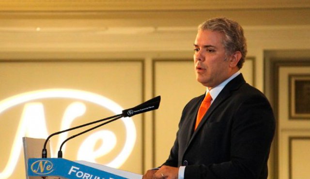 Iván Duque se pronunció el martes en la noche. Archivo Colprensa