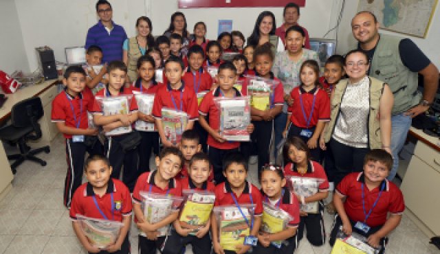 Estudiantes de tercer grado. Juan Pablo Bayona / La Opinión