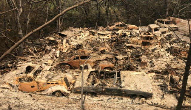 Las autoridades han evacuado ya a cerca de 38.000 vecinos en el condado de Shasta. AFP
