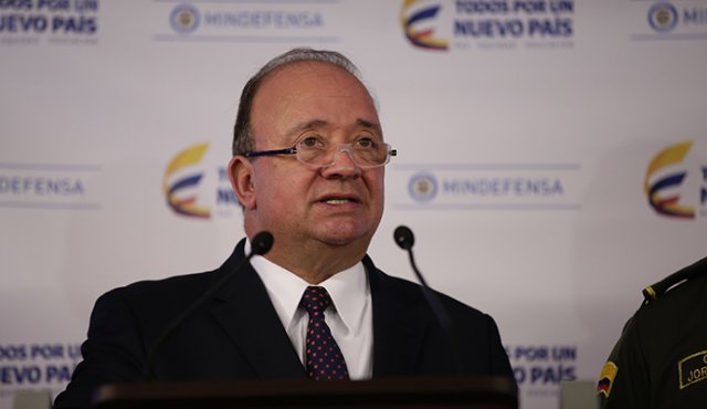Ministro de Defensa, Luis Carlos Villegas. Colprensa