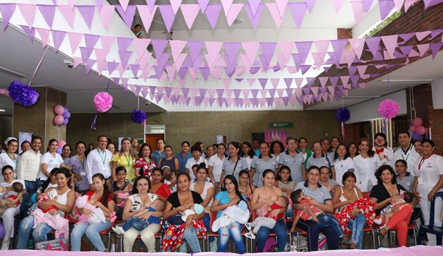 Lactancia materna en el Hospital Universitario Erasmo Meoz. Cortesía
