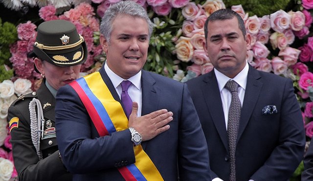 Posesión del presidente Iván Duque. Colprensa