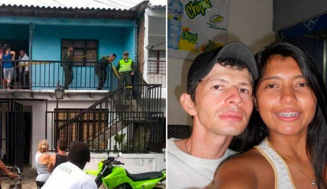 A la casa se desplazaron efectivos de la Sijín para efectuar las labores de inspección de los cadáveres. Colprensa